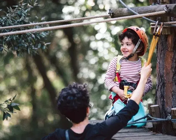 Nature & Adventure Tour, from Pisa to the Sea with a stop at the Adventure Park 4 smile and ride esperienze parco avventura 1